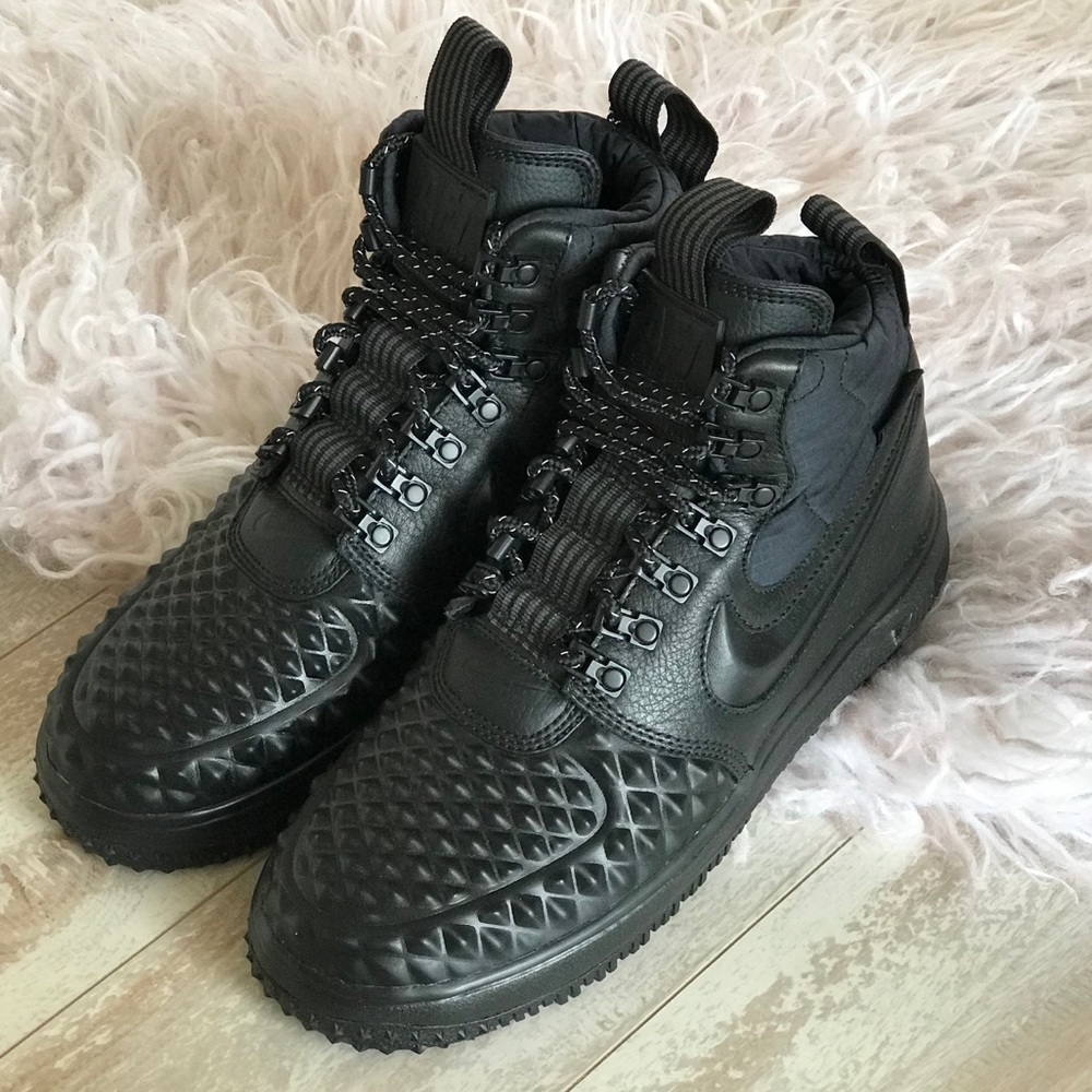 NWTNike AF1 duckboot Triple Black! - Picture 2 of 8